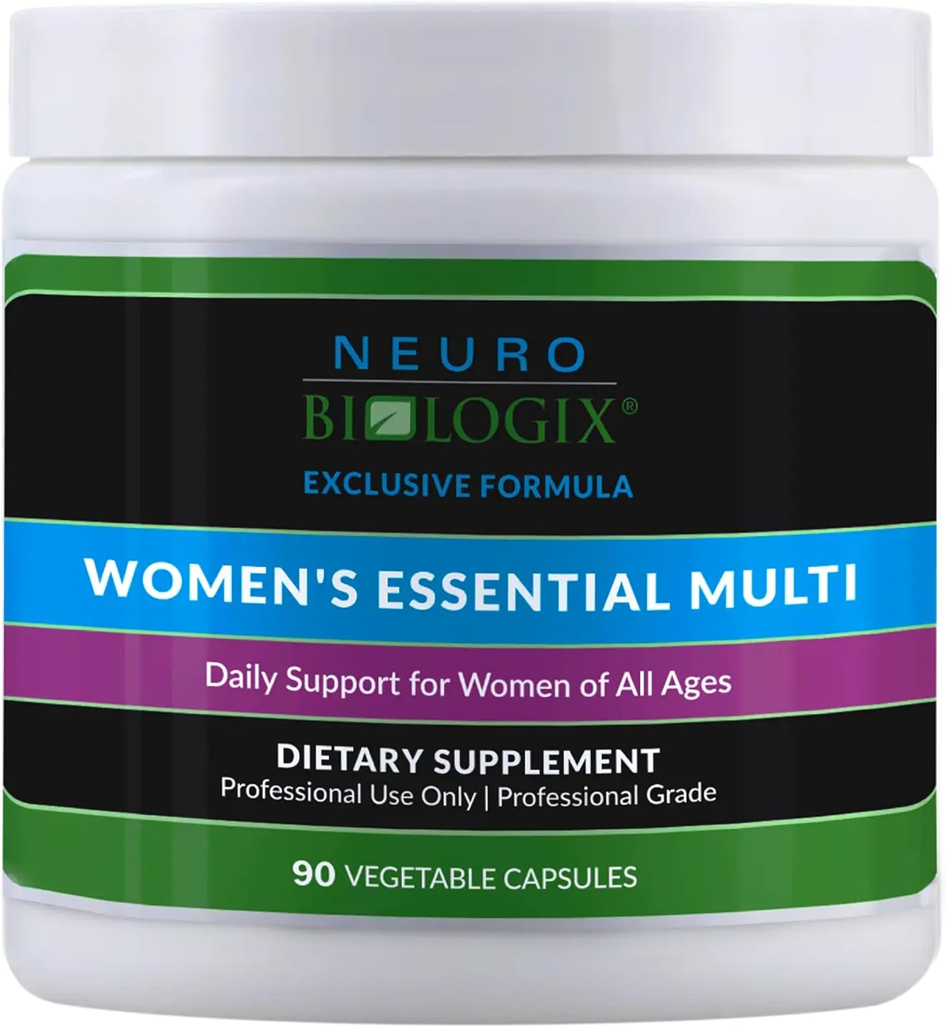 Organic Women's Multivitamin with Iron for Hormonal Balance - 90 Capsules, Methylated Formula for Methylation Support