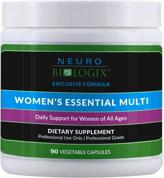 Organic Women's Multivitamin with Iron for Hormonal Balance - 90 Capsules, Methylated Formula for Methylation Support