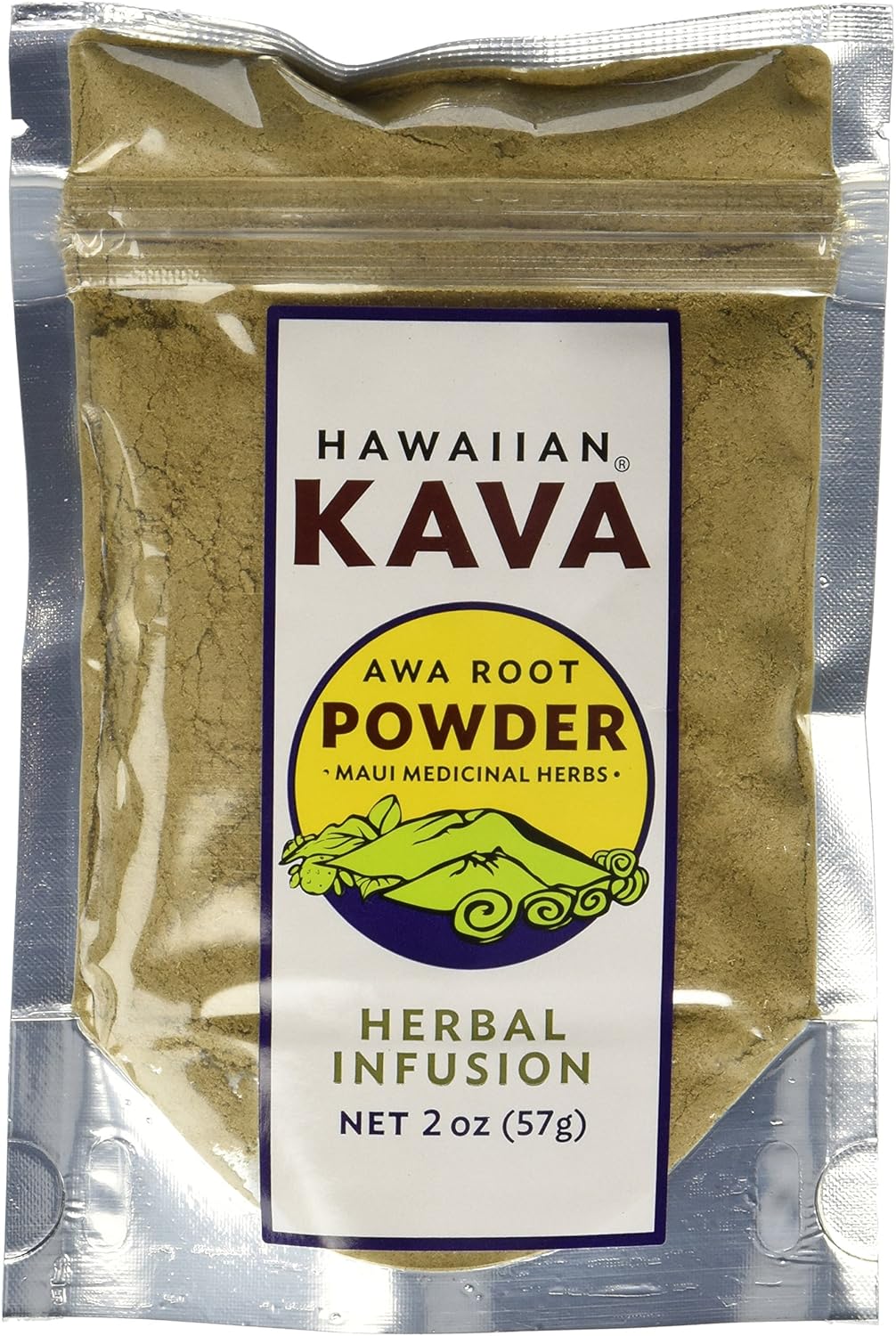 Organically Grown Hawaiian Kava Powder from Maui - Piper Methysticum Root