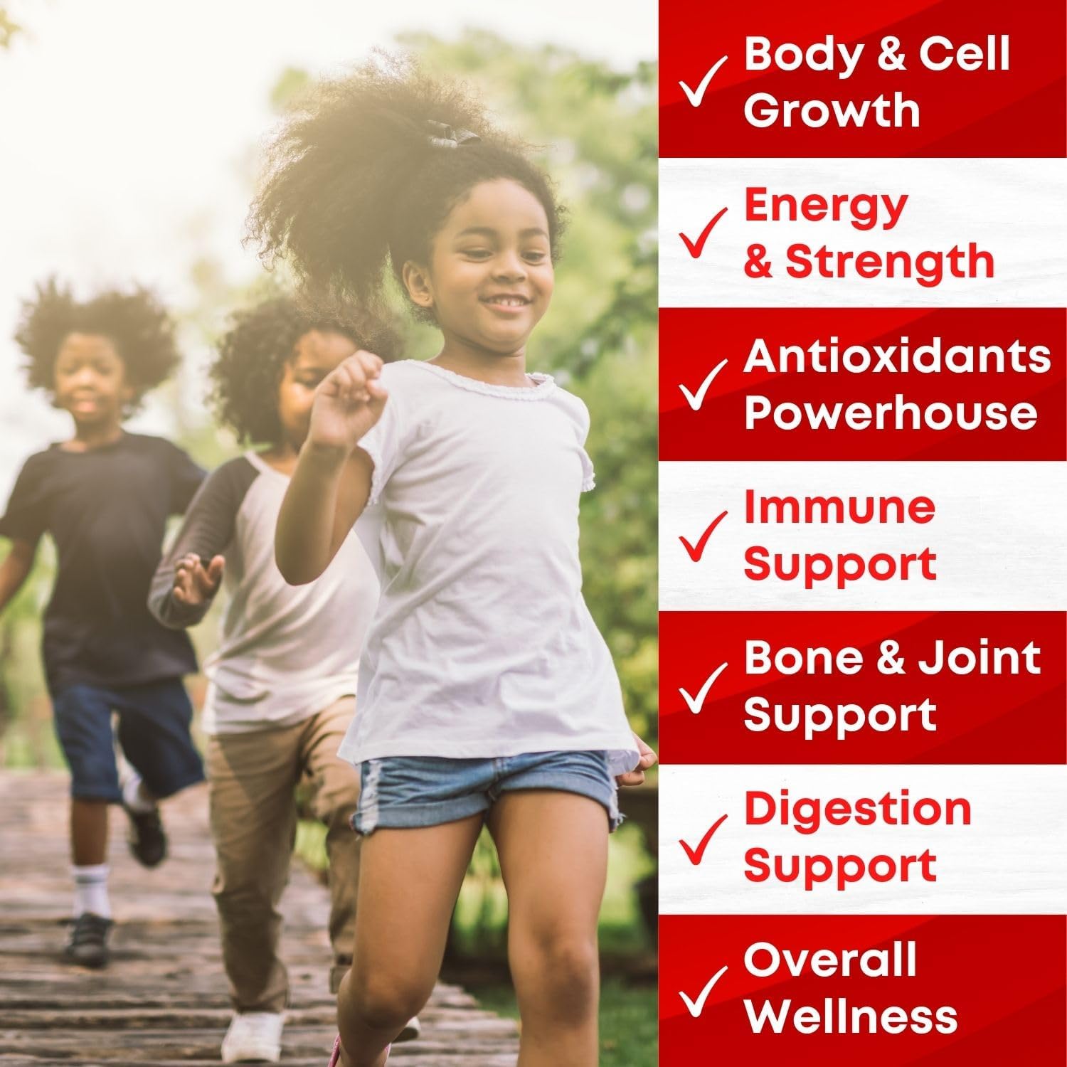 OrganicBolt USDA Organic Kids Multivitamin Gummies - 60 Count Supply for Immune Support and Overall Health