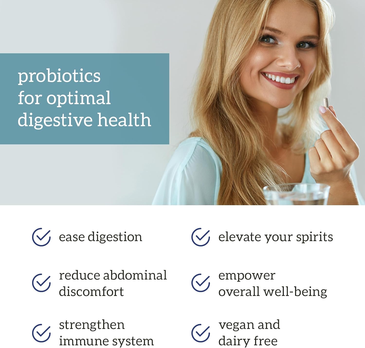 Organifi Balance Probiotics: 5 Resilient Strains for Digestive Health - 30 Vegan Capsules