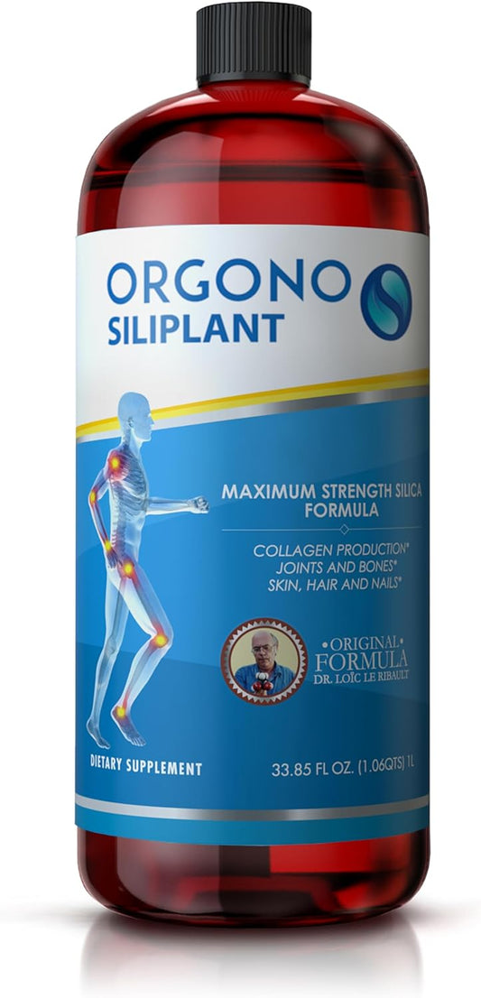 Orgono Siliplant - Vegan Collagen Booster for Joint & Bone Support, Glowing Skin, Strong Hair & Nails