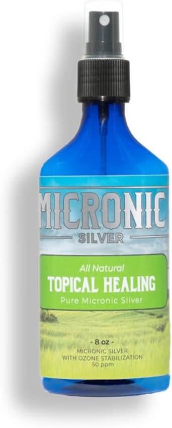 Oriental Herb Company 8oz Micronic Silver Spray Mist - 50ppm Formula