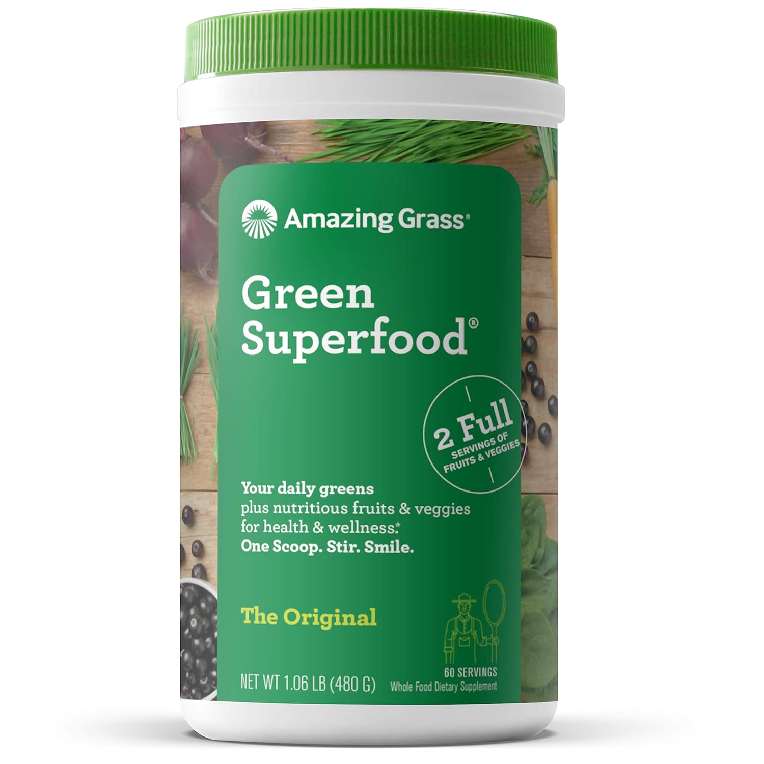 Original + Antioxidant Amazing Grass Greens Blend Superfoods Powder - Boost Your Health and Energy Levels with this Nutrient-Packed Supplement