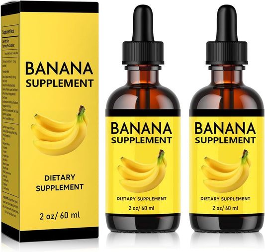 Original Banana Extract Liquid Supplement for Women - 2 Pack for Gut Health