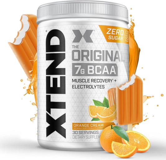 Original BCAA Powder with 7g BCAA & 2.5g L-Glutamine, Sugar Free Muscle Recovery Drink - 30 Servings for Men & Women