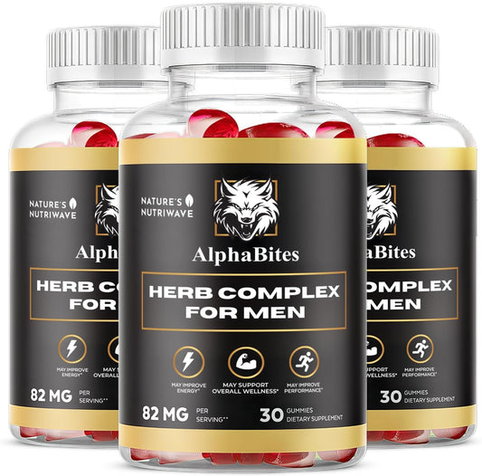 Original Formula Nature’s NutriWave AlphaBites Gummies - 30 Gummies, 3 Month Supply - BoostGo Australia