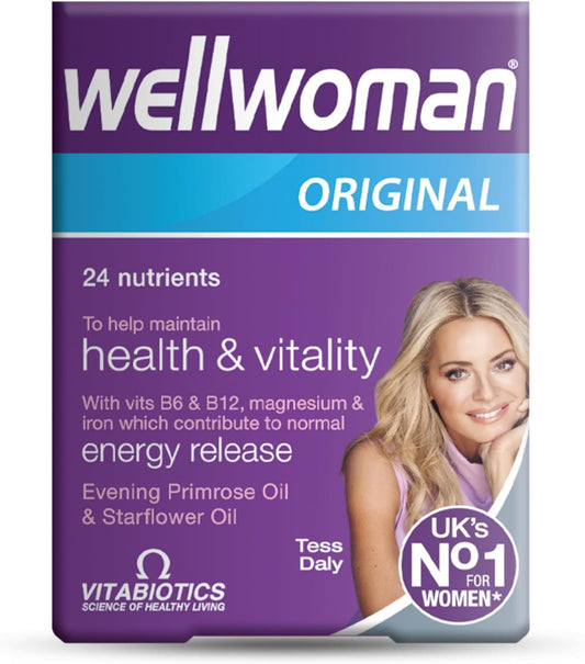 Original Wellwoman Capsules - Multivitamin Supplement for Women's Health, 30 Count