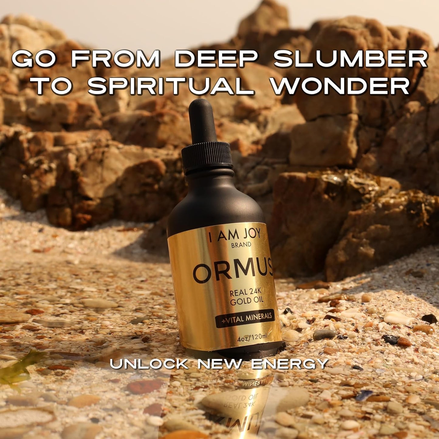 Ormus Gold Oil Monoatomic with Minerals for Pineal Gland Decalcification & DNA Repair - Non-Chemical Extraction 4oz
