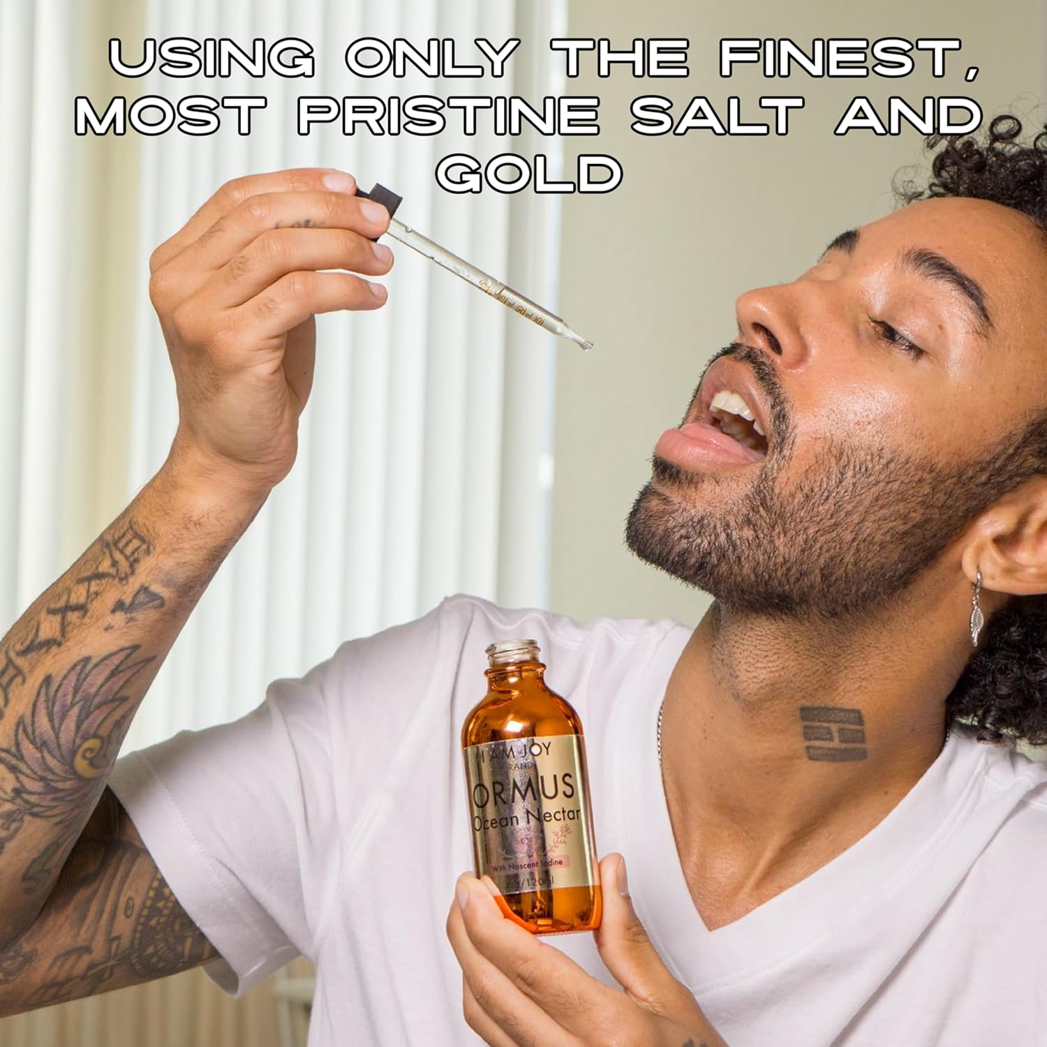 Ormus Ocean Nectar Monoatomic Gold with Iodine - Pineal Gland Decalcifier & Energy Booster 4oz