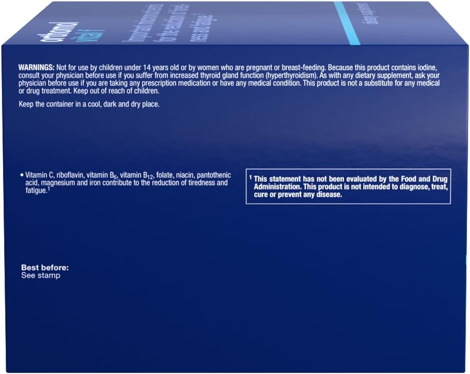 Orthomol Vital F Women's Multivitamin Powder & Tablet Packet - 30-Day Supply with Vitamins A, B, C, D, E, K, Calcium, Iodine, Omega-3