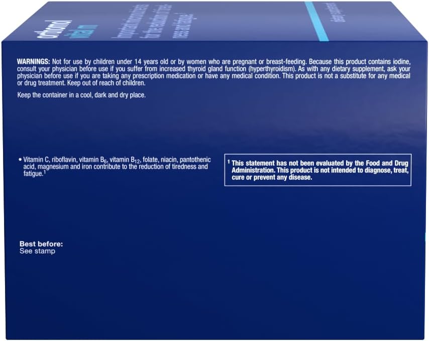 Orthomol Vital M Powder & Tablet Pack for Men - 30-Day Vitamin Supplement for Energy, Fatigue Reduction, and Vitality Support
