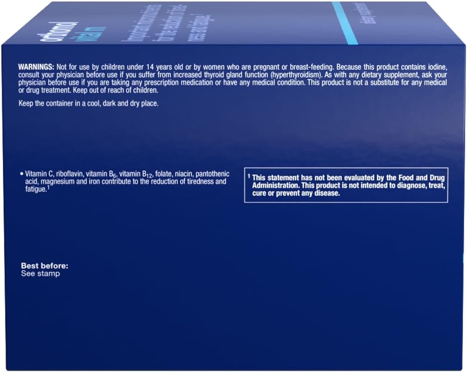 Orthomol Vital M Powder & Tablet Pack for Men - 30-Day Vitamin Supplement for Energy, Fatigue Reduction, and Vitality Support