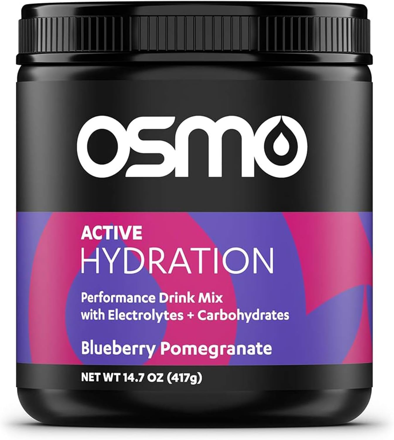 Osmo Active Hydration Electrolyte Powder with Natural Ingredients for 3X Hydration - Blueberry Pomegranate Flavor