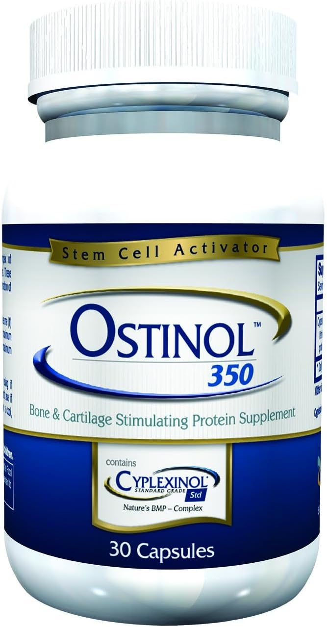 Ostinol 350 Bone & Joint Supplement with Cyplexinol - 30 ct Capsules for Moderate Bone Loss & Joint Disfunction