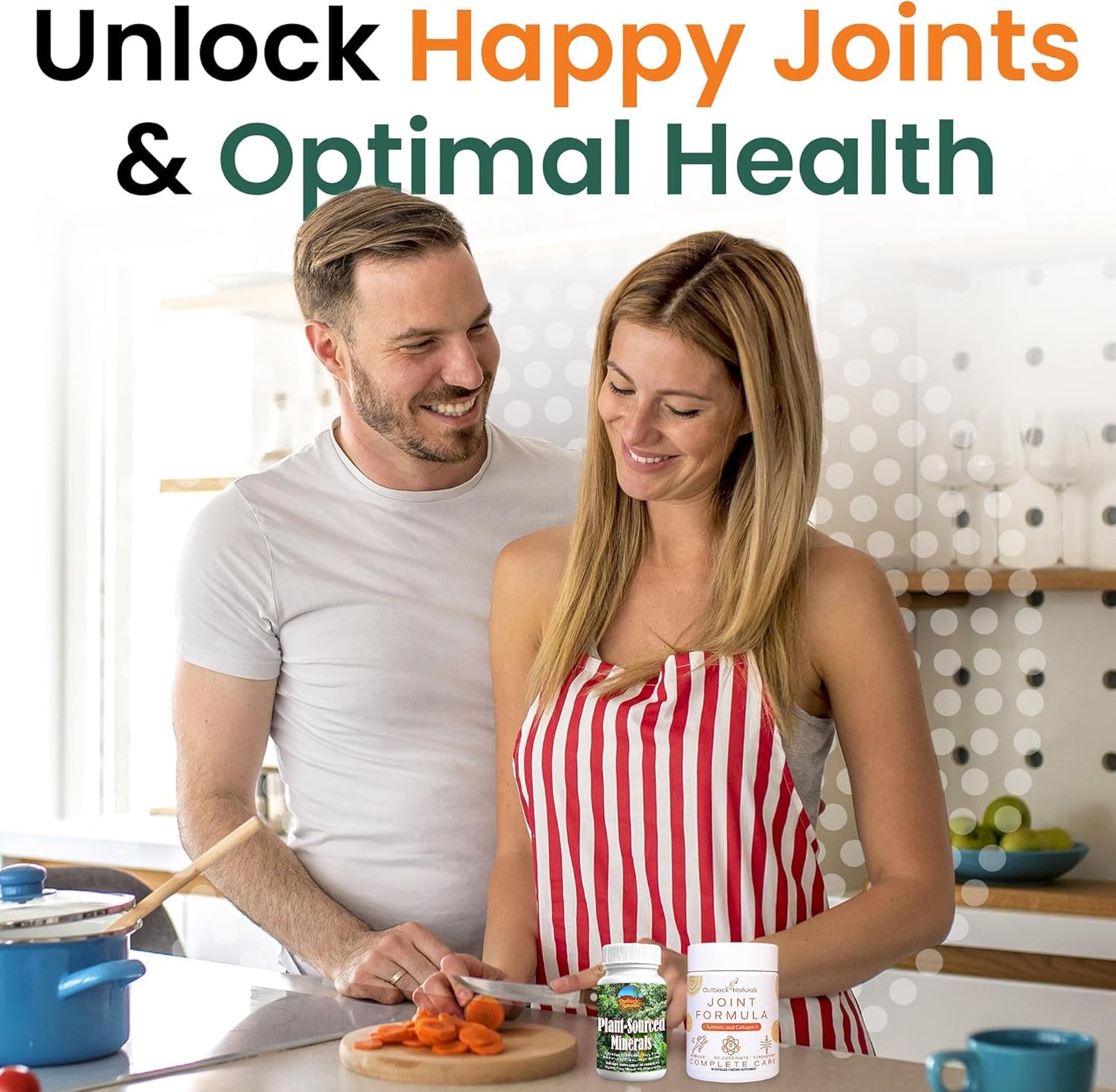 Outback Naturals Joint Relief Capsules with Collagen, Turmeric, Vitamin C, Magnesium & Plant-Sourced Minerals for Enhanced Joint Comfort & Wellness - 2-Pack