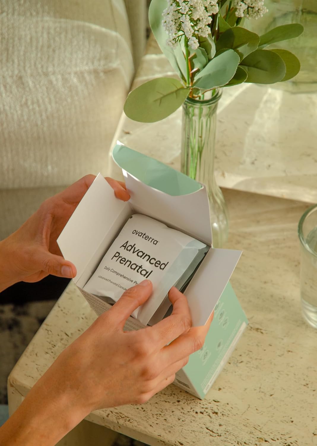 Ovaterra Advanced Prenatal Multivitamin with Choline, Methylfolate, Iron, Vitamins A, B6, B12 - 4-Week Supply