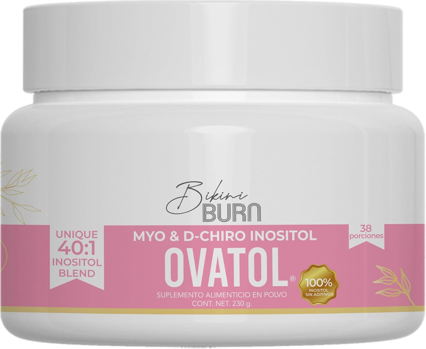 Ovatol® Bikini Burn: Inositol Myo & D-Chiro Mix with 40:1 Ratio for Optimal Results