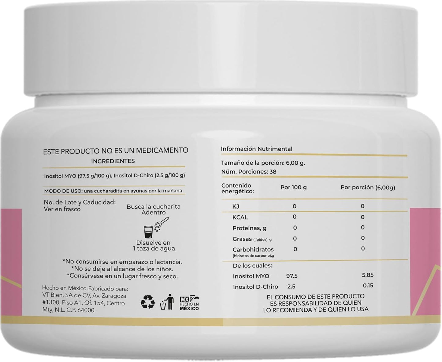 Ovatol® Bikini Burn: Inositol Myo & D-Chiro Mix with 40:1 Ratio for Optimal Results