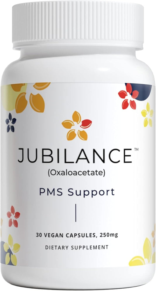 Oxaloacetate PMS Relief Vitamin for Women - Jubilance PMS Support with Clinically Proven Formula (New Packaging)