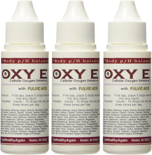 Oxy E Three-Pack: Powerful Oxygen Supplement for Enhanced Performance