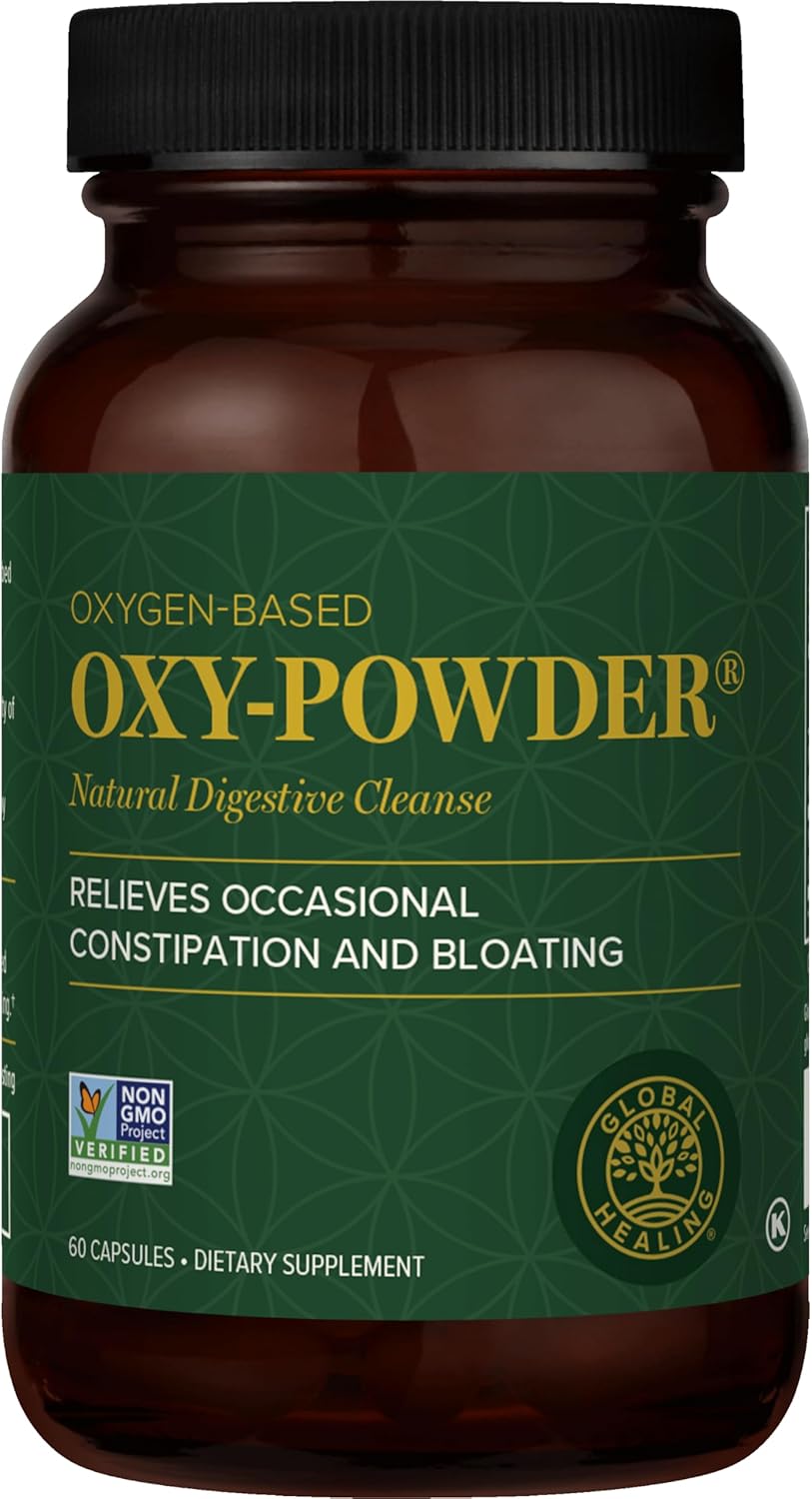 Oxy-Powder & Candida Balance Kit: Natural Constipation Relief and Detox for Candida Cleanse, Feminine Balance Complex