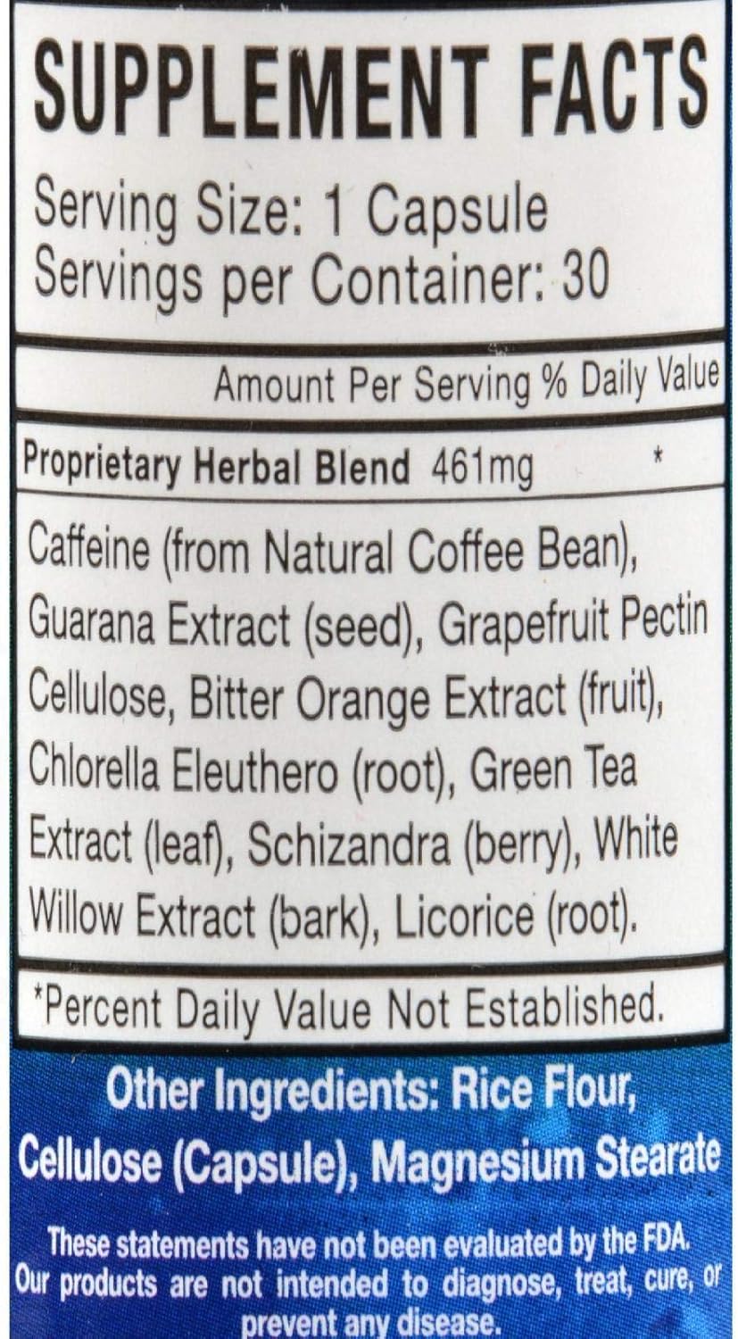 Oxylife 5th Gear Capsules - 30 Count - Natural Energy Boost Supplement