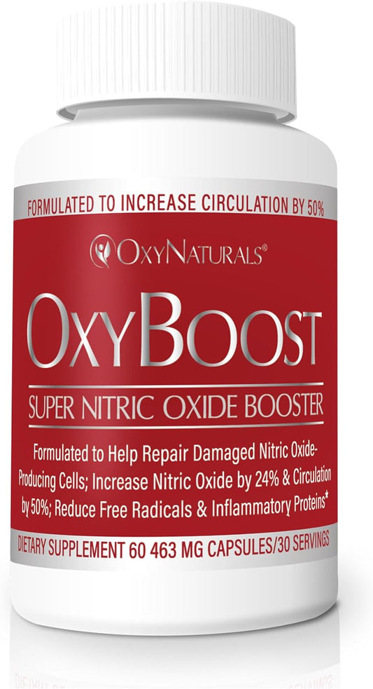 OxyNaturals OxyBoost - Nitric Oxide Supplement for Increased Energy and Performance - 30 Servings