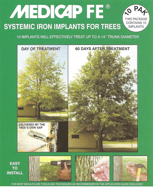 Pack of 10 MediCap FE FE1210 Systemic Iron Tree Implants