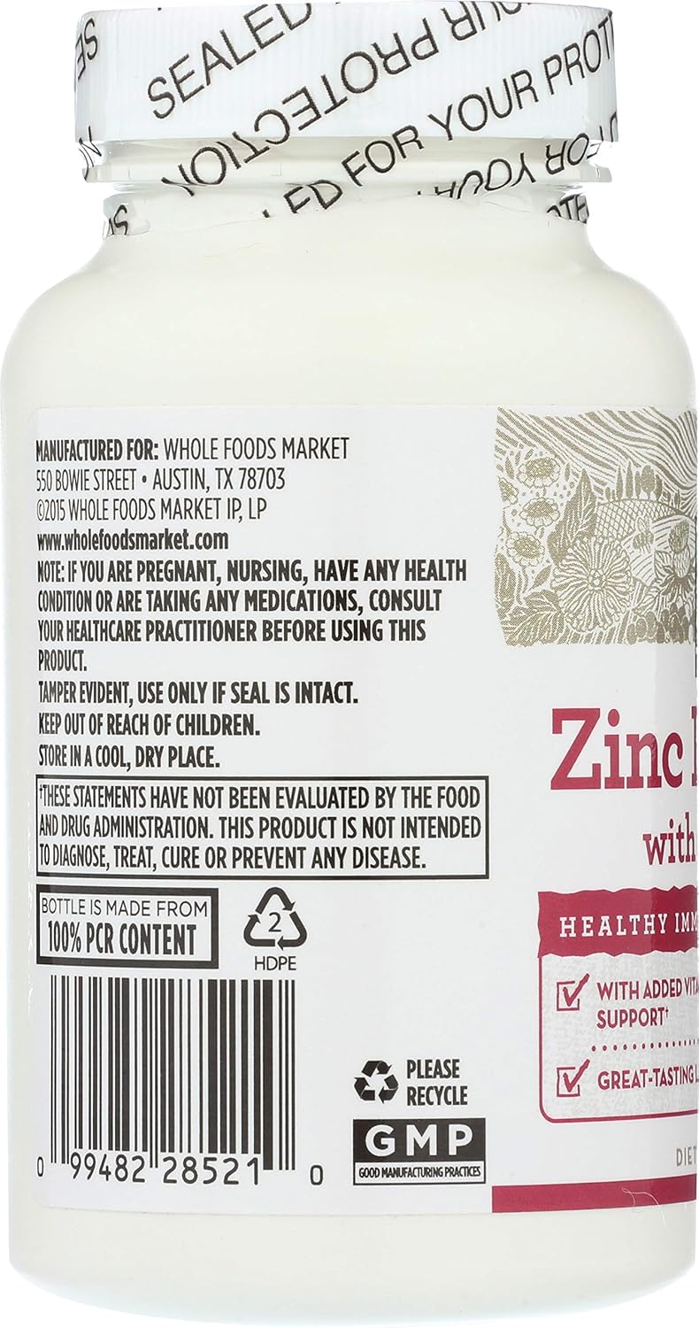 Pack of 2 - 365 Everyday Value Zinc Lozenges with Vitamin C - 90 ct