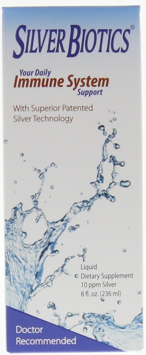 Pack of 2 American Biotech Labs Silver Biotics 8 Oz - Immune Support Supplement