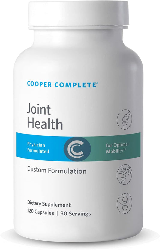 Pack of 2 Cooper Complete Joint Health Supplements - Includes Glucosamine, Chondroitin, Gelatin, and Bromelain - 60 Servings