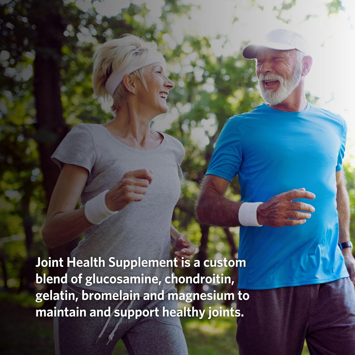Pack of 2 Cooper Complete Joint Health Supplements - Includes Glucosamine, Chondroitin, Gelatin, and Bromelain - 60 Servings