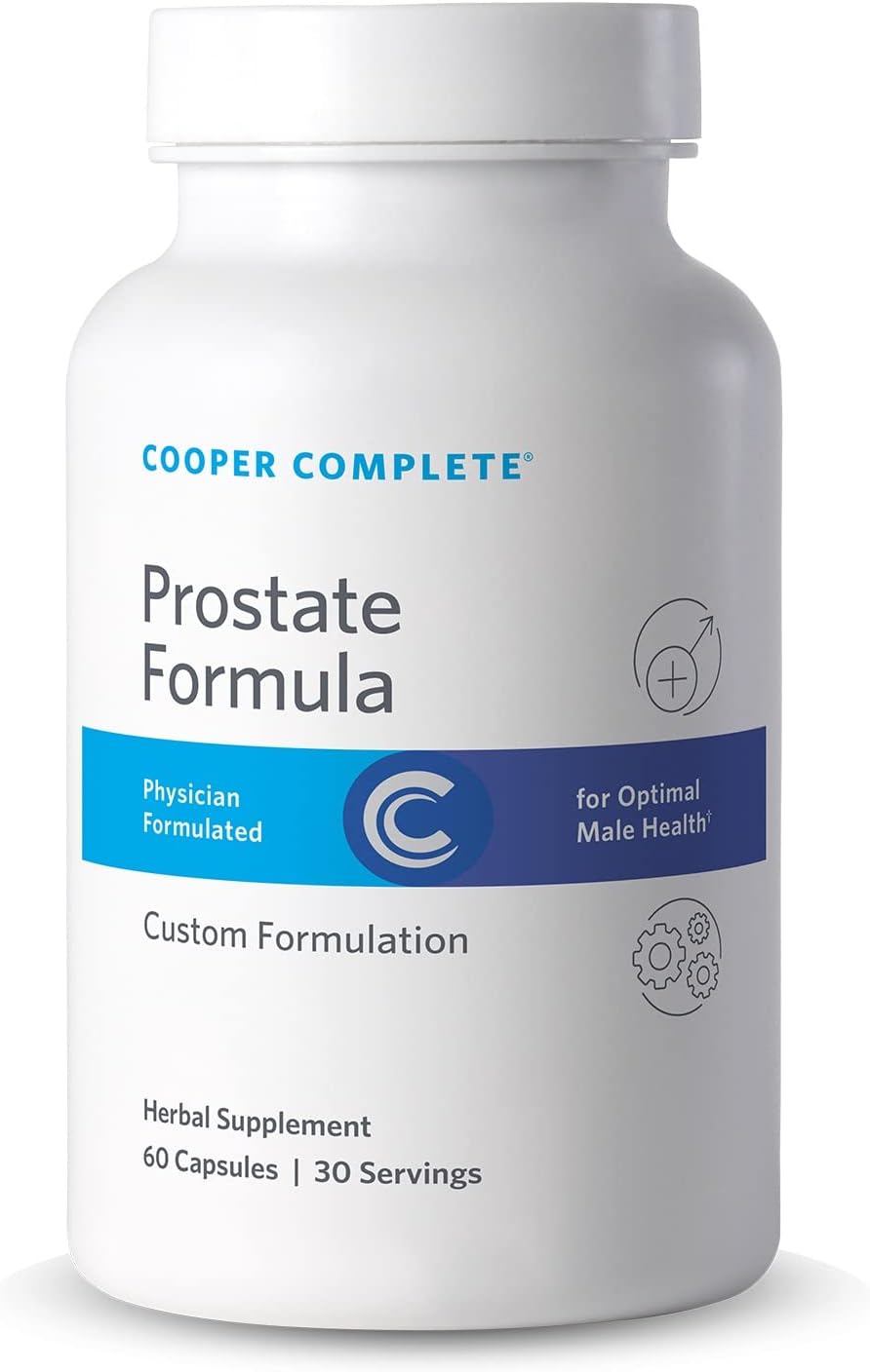 Pack of 2 Cooper Complete Men's Prostate Health Supplements - Saw Palmetto, Lycopene, Pygeum Extract - 60 Servings