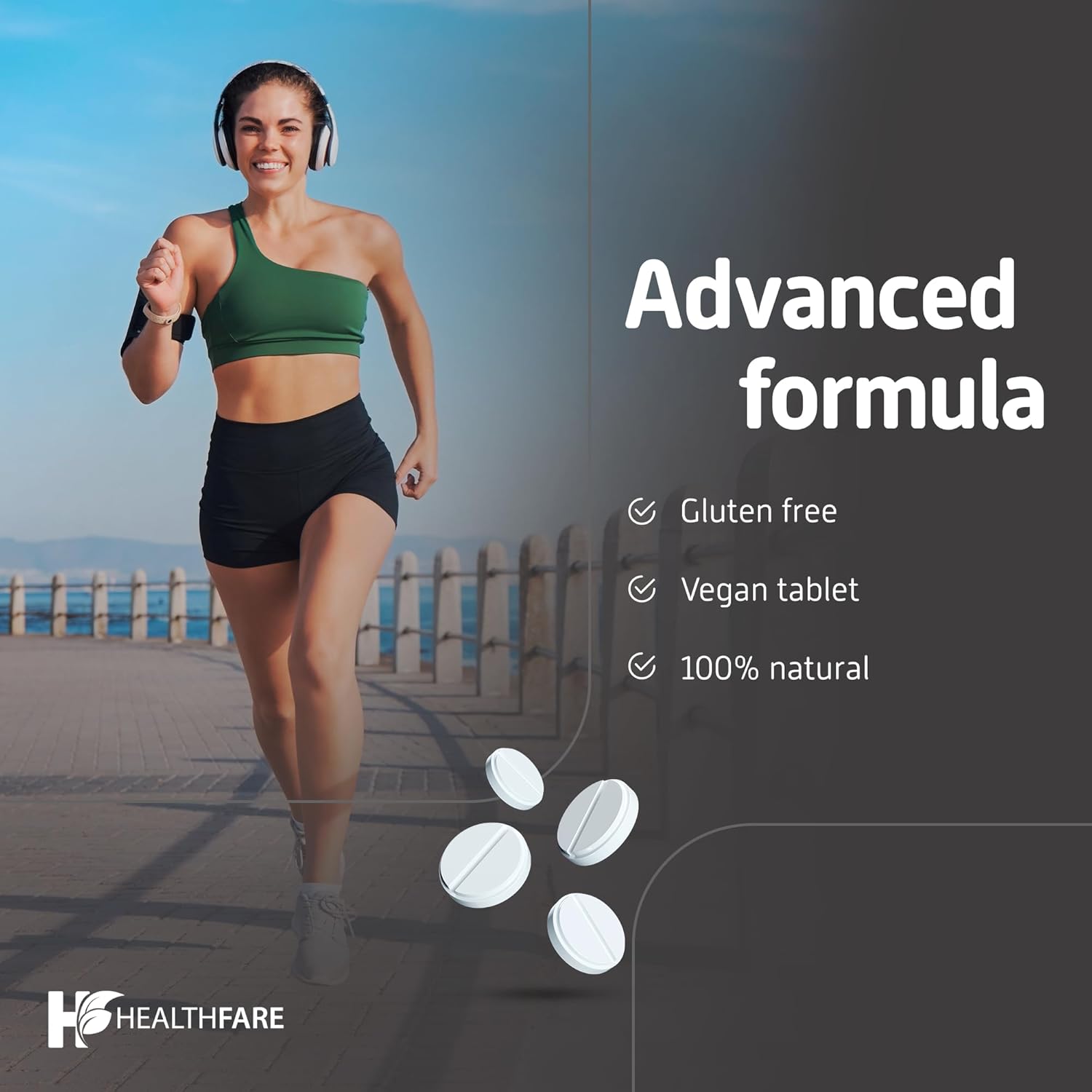 Pack of 2 Healthfare Chromium Picolinate 1000mcg Tablets - 400 Tablets Each, Gluten-Free & Non-GMO