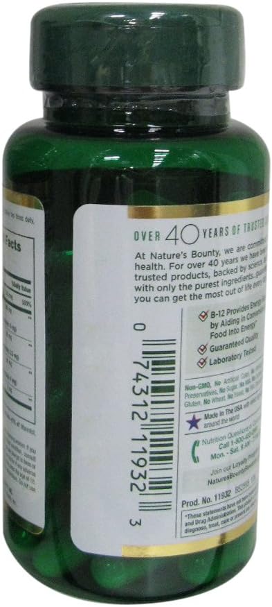 Pack of 2 Nature's Bounty Ginseng Complex Herbal Health Capsules - 75 Capsules Each
