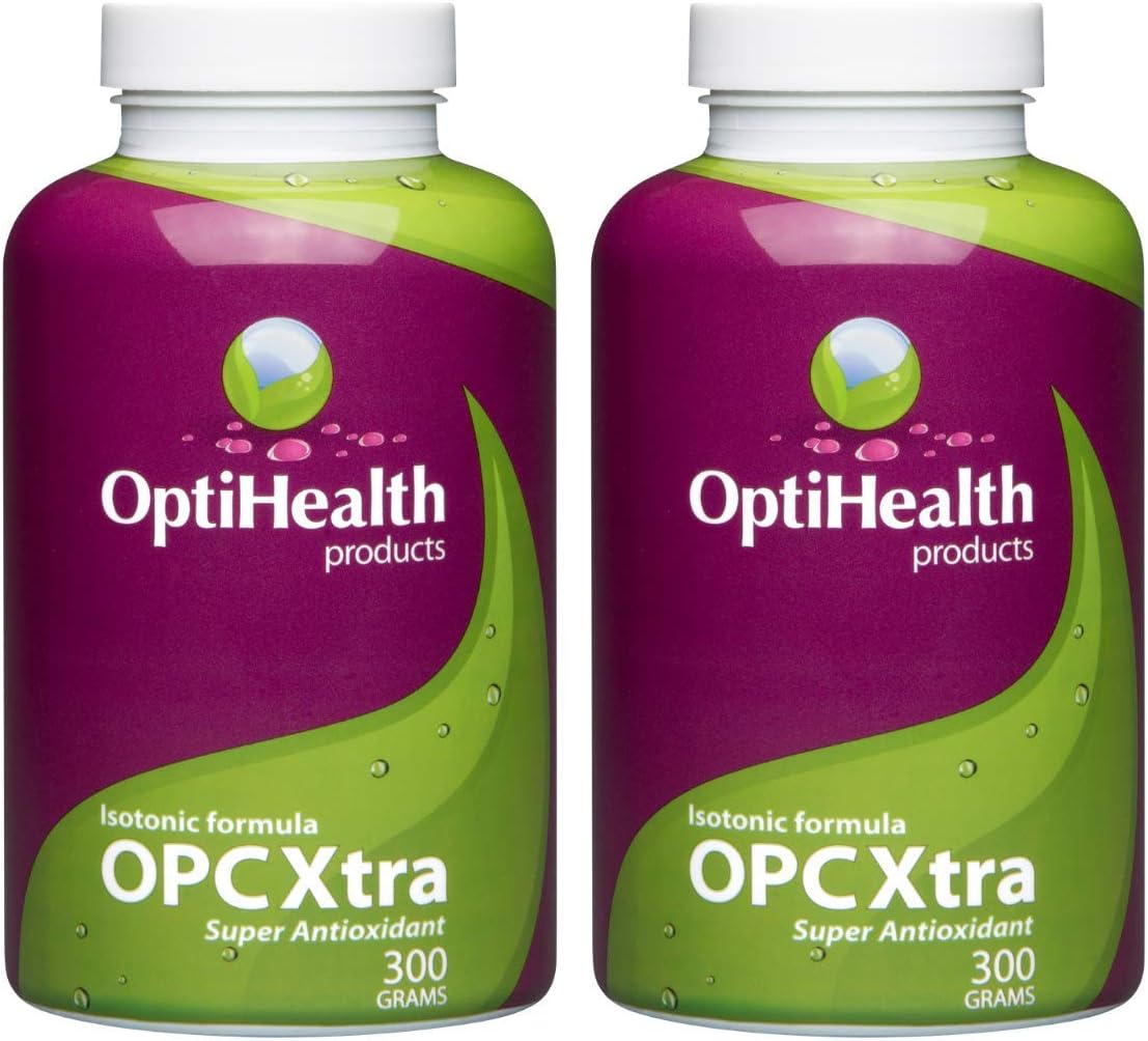 Pack of 2 OptiHealth OPCXtra Isotonic OPC Super Antioxidant Supplement - 180 Servings