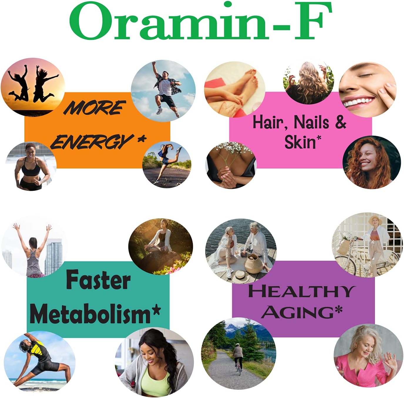 Pack of 2 Pacific Nature's Oramin F Softgels with Korean Ginseng, Royal Jelly, Vitamin B Complex, and Zinc for Energy & Immunity