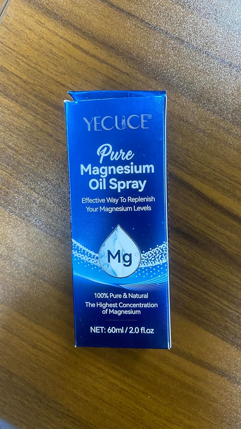 Pack of 2 Pure Magnesium Oil Spray 4.04 FL.OZ by KLLALO - Natural Muscle Relaxation and Pain Relief Formula