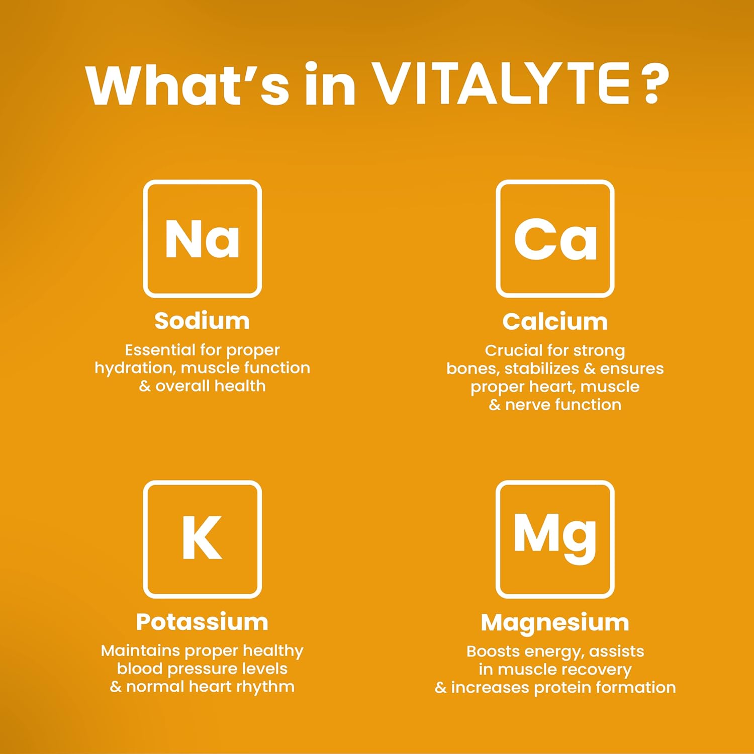 Pack of 2 Vitalyte Isotonic Electrolyte Powder Drink Mix, Gluten-Free Post-Workout Hydration - 35 oz. Each, Orange Flavor