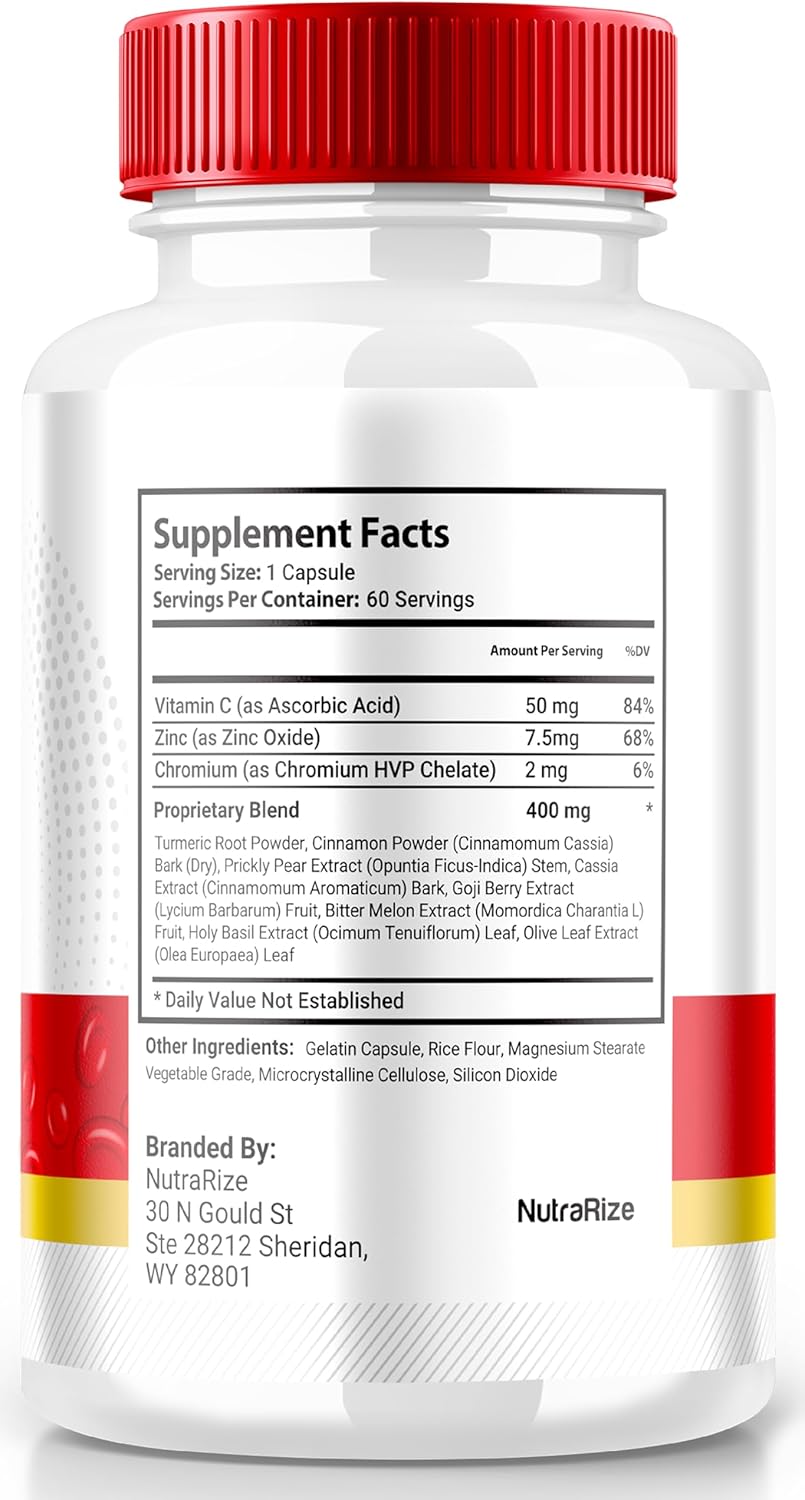 Pack of 3 Glyco Renew Pills - Maximum Strength Blood Support Supplement for Stable Levels - All Natural Formula - 180 Capsules