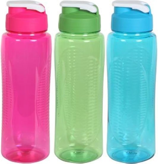 Pack of 3 Greenbriar International 24 oz Water Bottles with Flip-Top Lid
