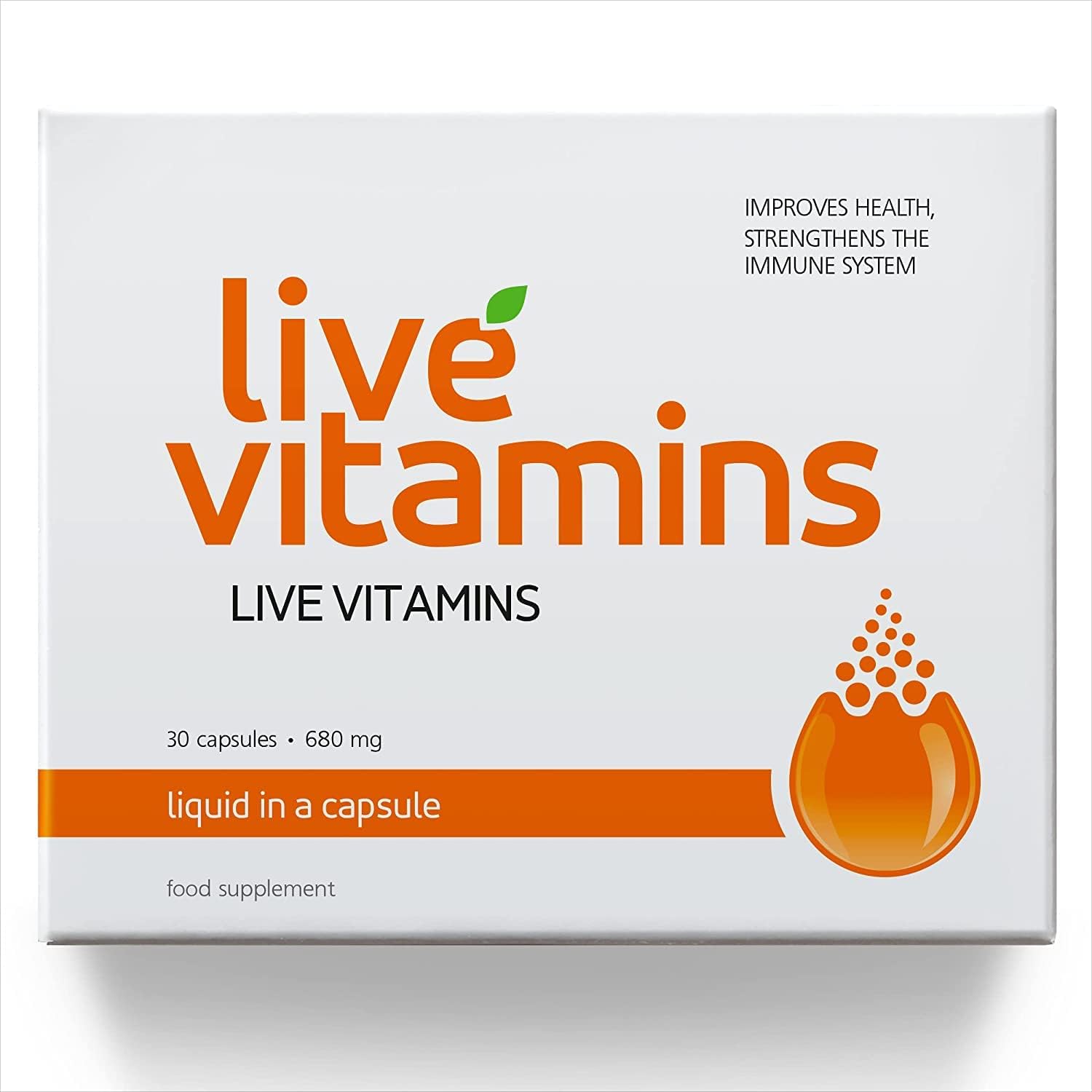 Pack of 3 Live Vitamins with Bioactive Ingredients for Immediate Effect & Full Absorption - Laboratory Tested