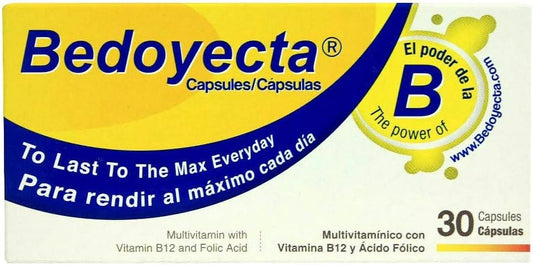 Pack of 4 Bedoyecta Multivitamin Capsules, 30 Capsules per Pack