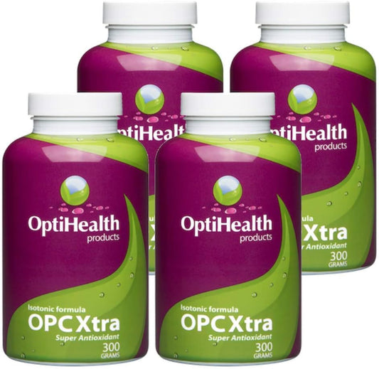 Pack of 4 OptiHealth OPCXtra Isotonic OPC Super Antioxidant Supplement - 360 Servings