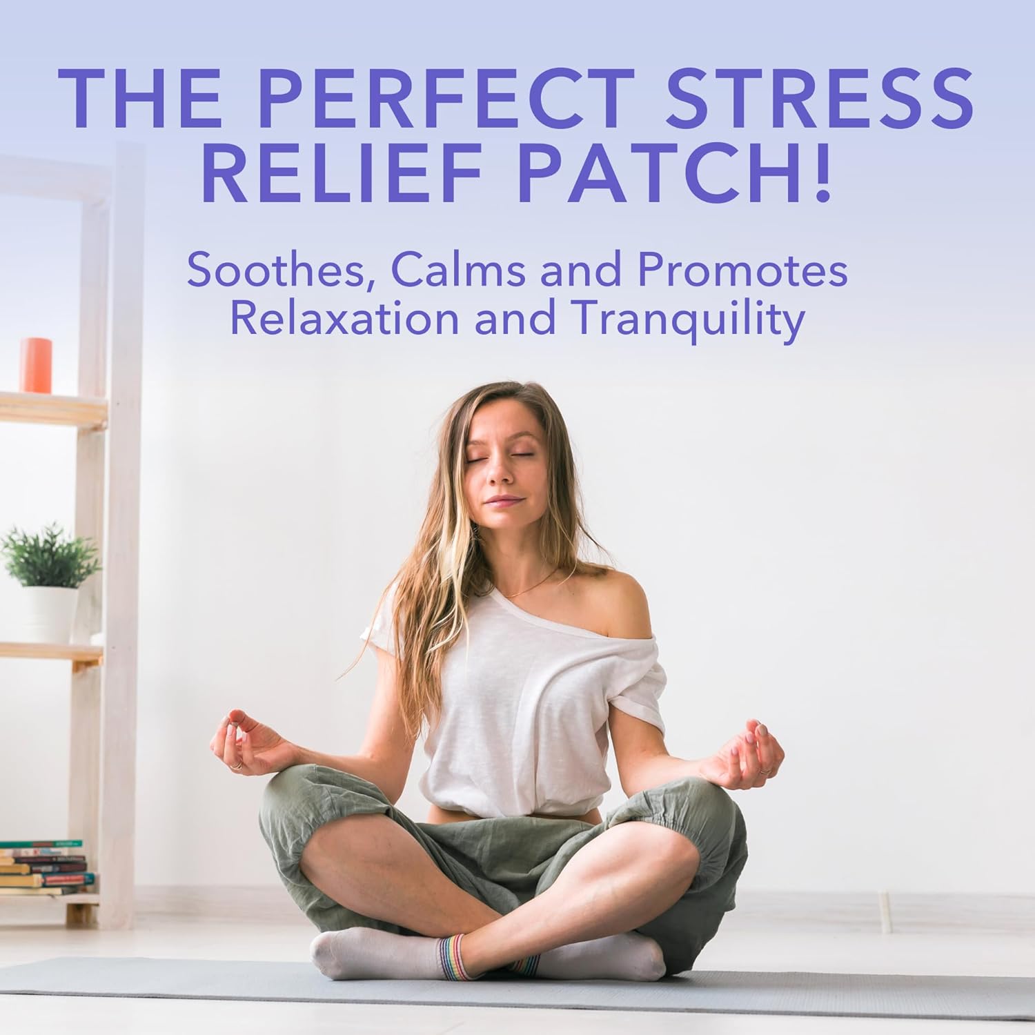 Pack of 8 Laki Naturals Relax Patches with Natural Plant-Based Ingredients for Stress Relief and Better Sleep