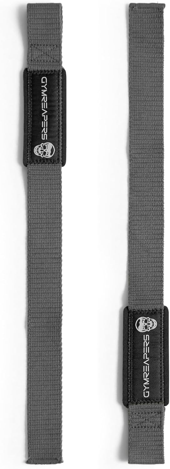 Padded Neoprene Lifting Wrist Straps for Weightlifting, Bodybuilding, Powerlifting, Strength Training, Deadlifts - 18 inch Cotton