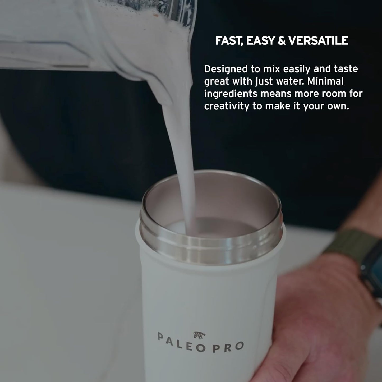 PaleoPro Grass-Fed Protein Powder - Gluten and Dairy Free with No Sugar or Net Carbs - Paleo & Keto Friendly - Aztec Vanilla Flavor - 15 Servings - 1 lb
