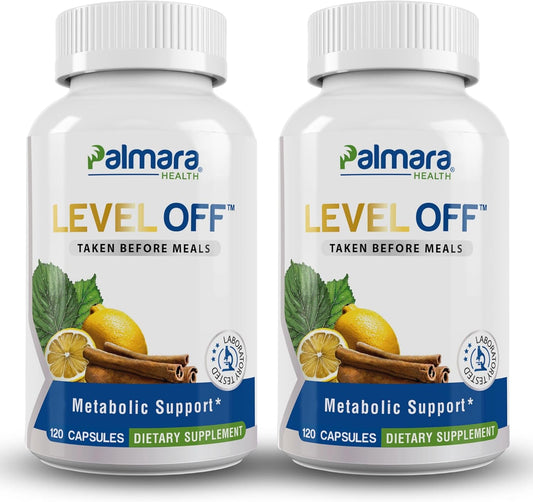 Palmara Health Spike Control Supplement - 120 Capsules, 60 Servings, Vegan, Non-GMO, Gluten-Free.