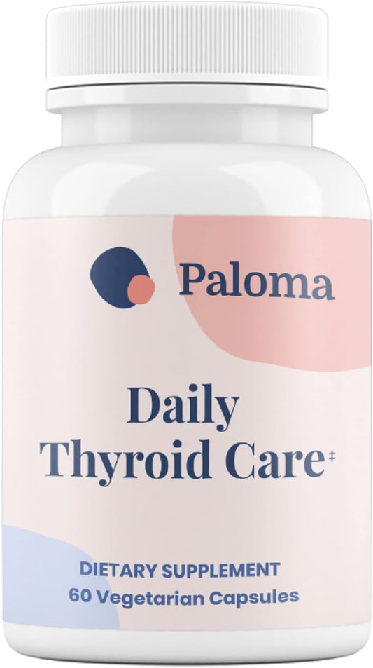 Paloma Thyroid Support Supplement for Daily Care | Gluten-Free, Iodine-Free, Dairy-Free, GMO-Free